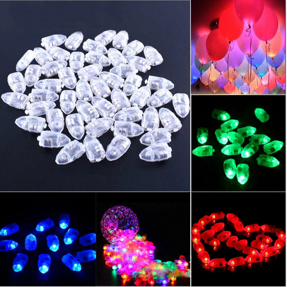 10 Pcs Mini LED Balon Lampu Tinggi Kecerahan Cahaya Flash Balon Lampu Lentera Ulang Tahun Pesta Pernikahan Dekorasi Natal