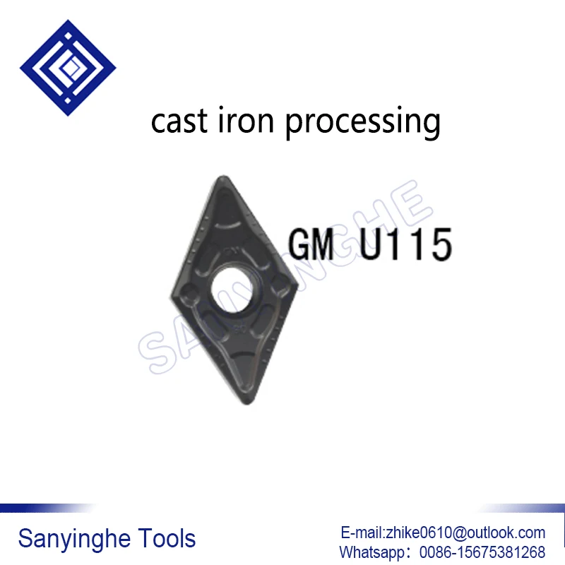 

DNMG150404-CM U115 DNMG150404-TC U115 10pcs/lots cnc carbide turning inserts for cast iron