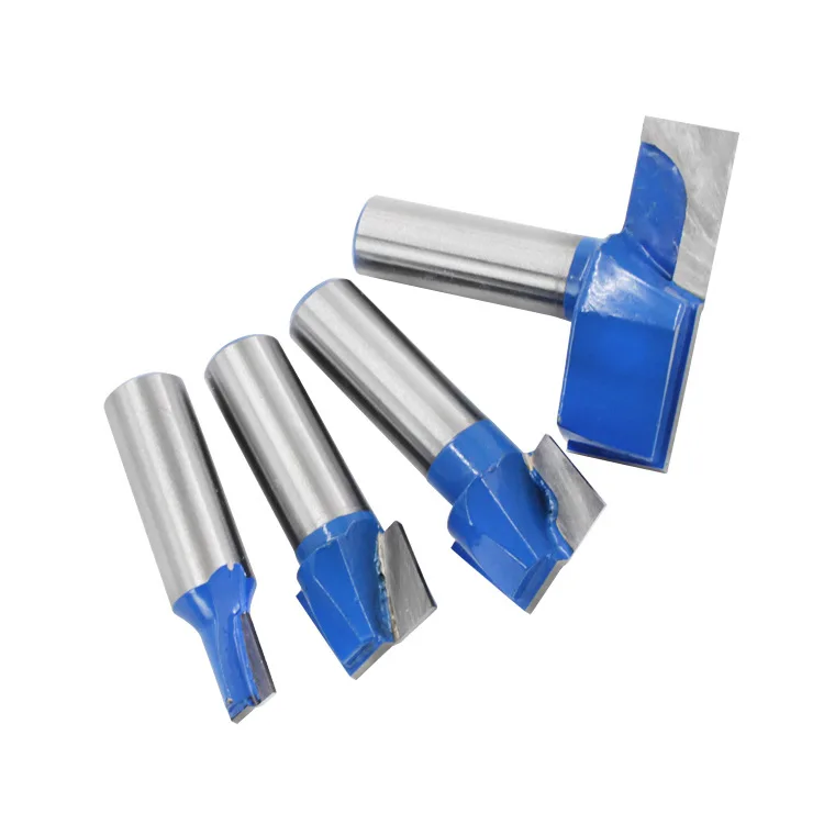1Pcs 8Mm Shank ทำความสะอาดด้านล่างแกะสลักคาร์ไบด์ Router บิตงานไม้เครื่องมือเครื่องกัด CNC Endmill สำหรับไม้