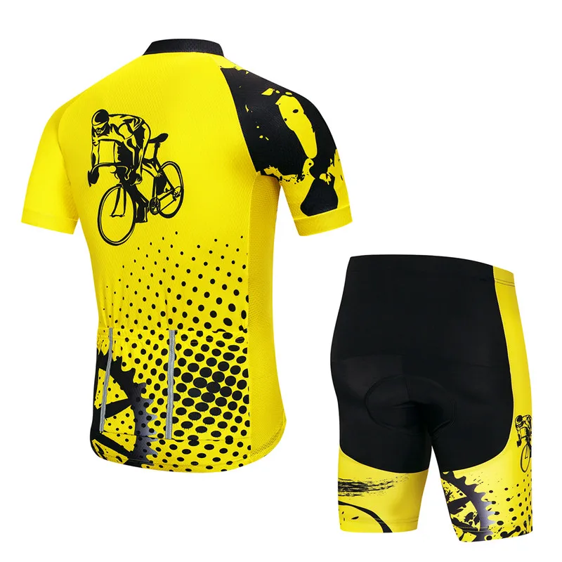 Weimostar 2024 Pro Team Cycling Jersey Set Men Mountain Bike Clothing Summer MTB Bicycle Wear Clothes Anti-UV Cycling Clothing