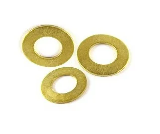 

Wkooa M6 x 12 x 1 Brass Grade A plain washers Flat washers RoSH 1000 pieces