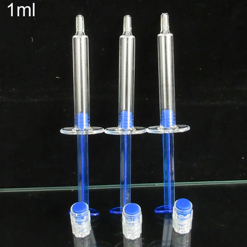 10pcs Beauty Salon use 1ml empty ampoule,cosmetic syringe for eye cream,skin care acid,luer lock bottle for essential oil serum