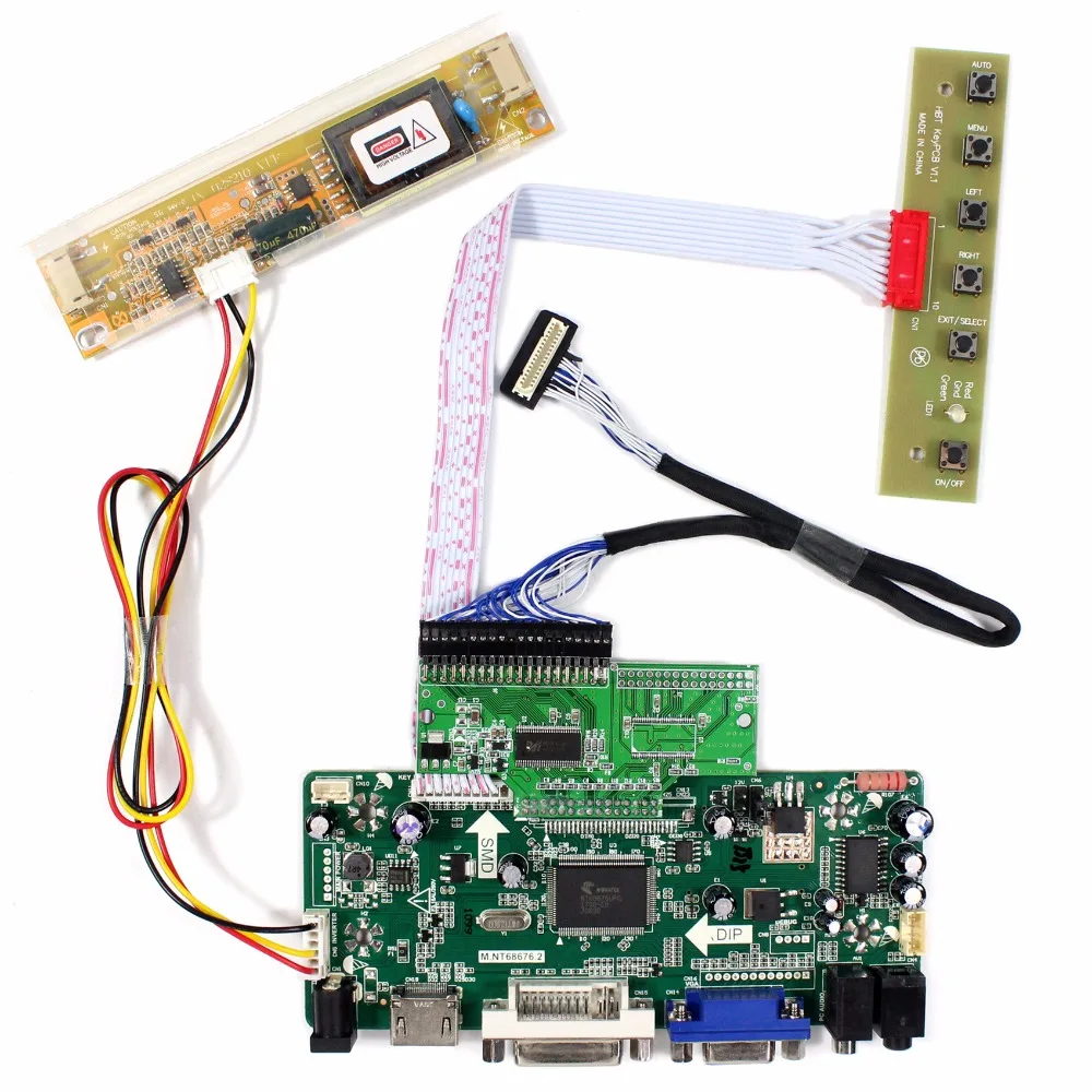 HD MI DVI VGA Audio Control Board For 8.4