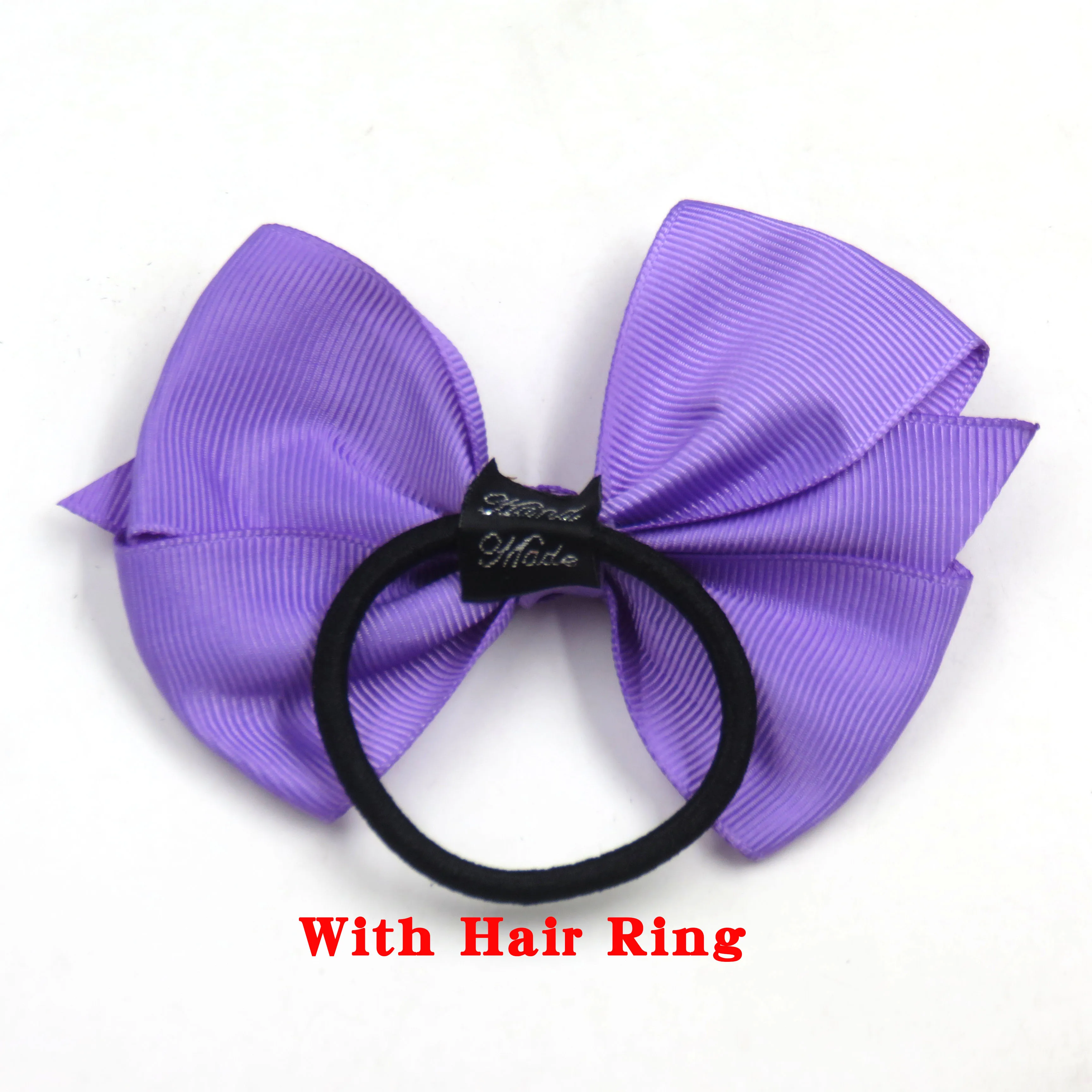 1PCS Lovely Solid Elastic Hair Bands Girls Ribbon Clips Bows Girl Hair 40 Colors Knot Hairpin Handmade Fashion Hair Accessories