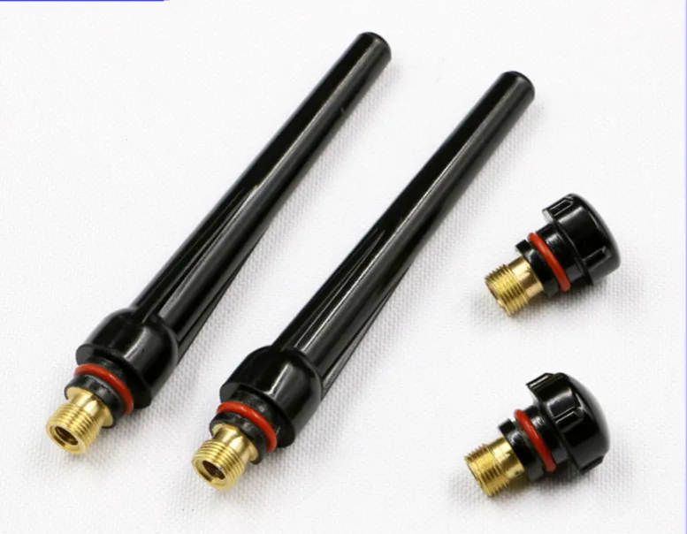 10pcs Argon Arc Welding Machine WP-2618 17 Argon Arc Welding Gun Fittings Long Tail Cap Short Tail Cap Tungsten Needle Gun Head