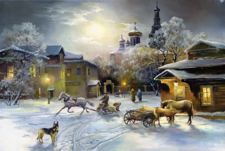 1000 pieces wooden puzzle Famous painting Christmas Eve Day gift ideas adult quality of imported high-end boutique