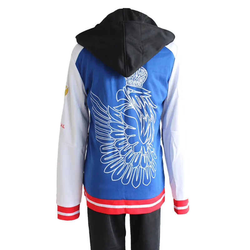 YURI!!! on ICE Cosplay Costumes Yuri Plisetsky Cosplay Coat Unisex Daily Sportswear Coat Jacket 1 pce Blue Coat Hot