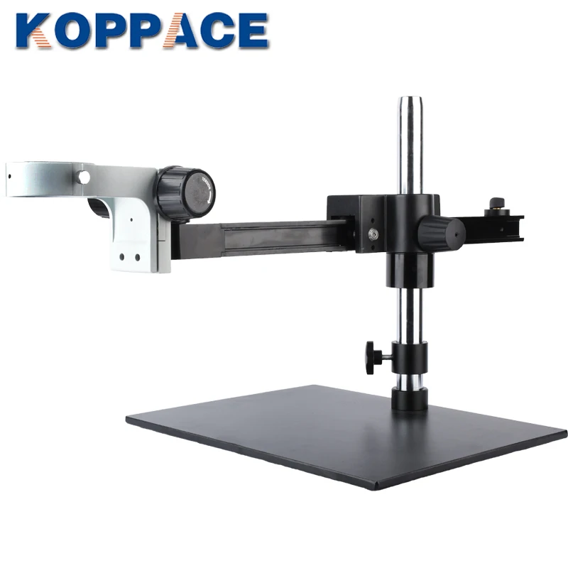 KOPPACE-مجهر ستريو 76 مللي متر ، دعم ذراع الفتحة ، منصة 400 × 300 مللي متر ، نطاق حركة 320 مللي متر