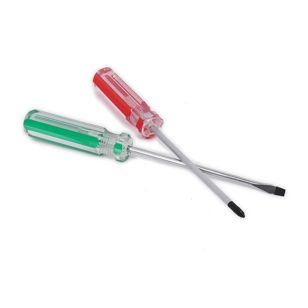 Red Phillips Screw Driver 3mm And 1pc Green Flat Screw Driver 3mm HSP 80150 For RC Model Hobby Repairing