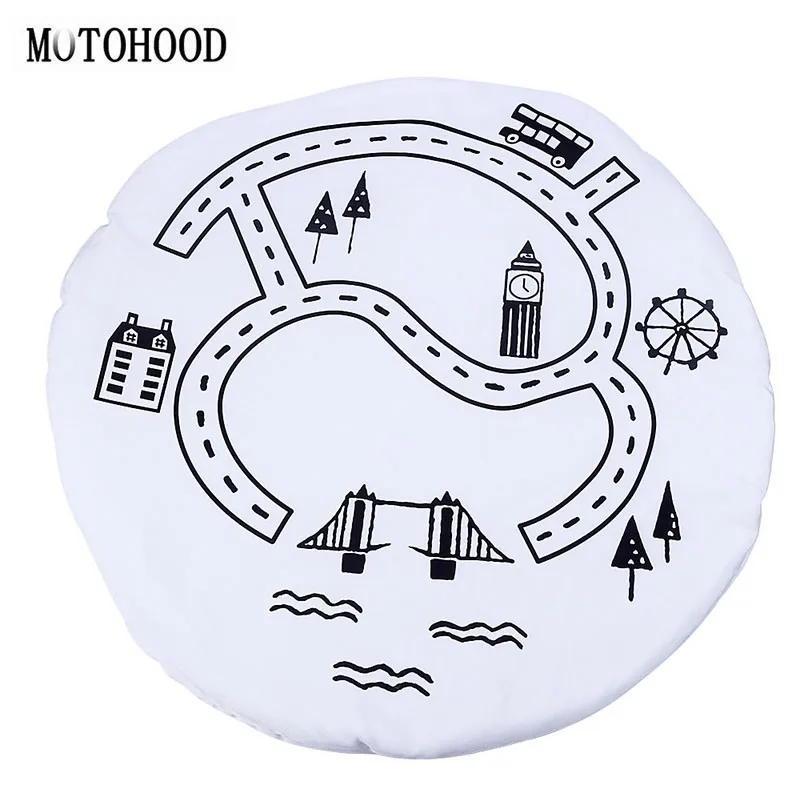 MOTOHOOD Cotton Baby Blankets Newborn Playing Game Baby Play Mat Cute Crawl Playmat Children Room Decoration Speelkleed 90*90cm