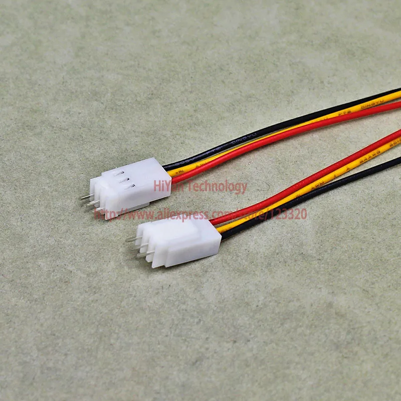 1000pcs 2510 2.54mm Pitch Top Entry 3Pin Connector 100mm To 250mm with 1007 26AWG Electronic Wire Cable 3A Pin Header