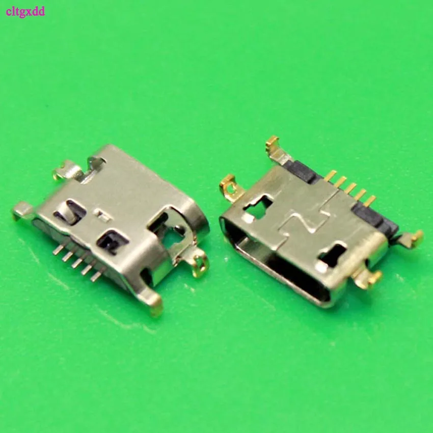 cltgxdd 10pcs Micro USB 5pin B type Female Connector For HuaWei Lenovo Phone Micro USB Jack Connector 5 pin Charging Socket