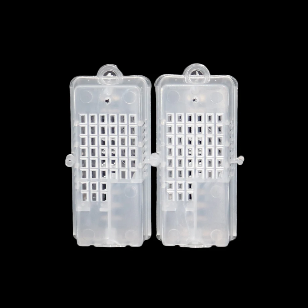 10Pcs White Bee Queen Cages Beekeeper Beekeeping Transporting Anti-Escape Box Queen Bees Mailing Travelling Catcher