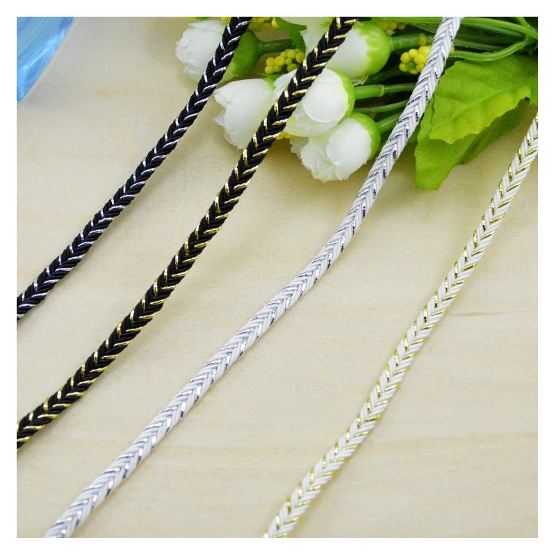 

High Quality Factory Direct Costume Lace Ribbon, 0.5cm Width Sewing Lace Trim For Clothes DIY Home Decoration Accessories