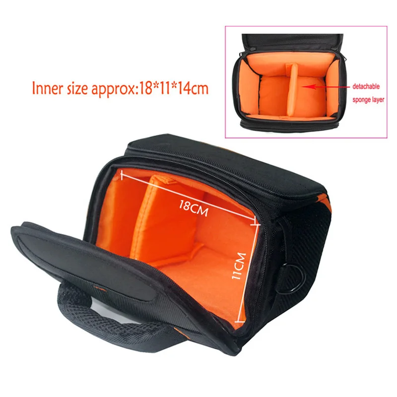 hgith quality Camera Case Bag for SONY A6000 A6300 A6500 A5000 a5000 ILCE-5100 A7 7R 7S A7RII III SLR shoulder bag shockproof