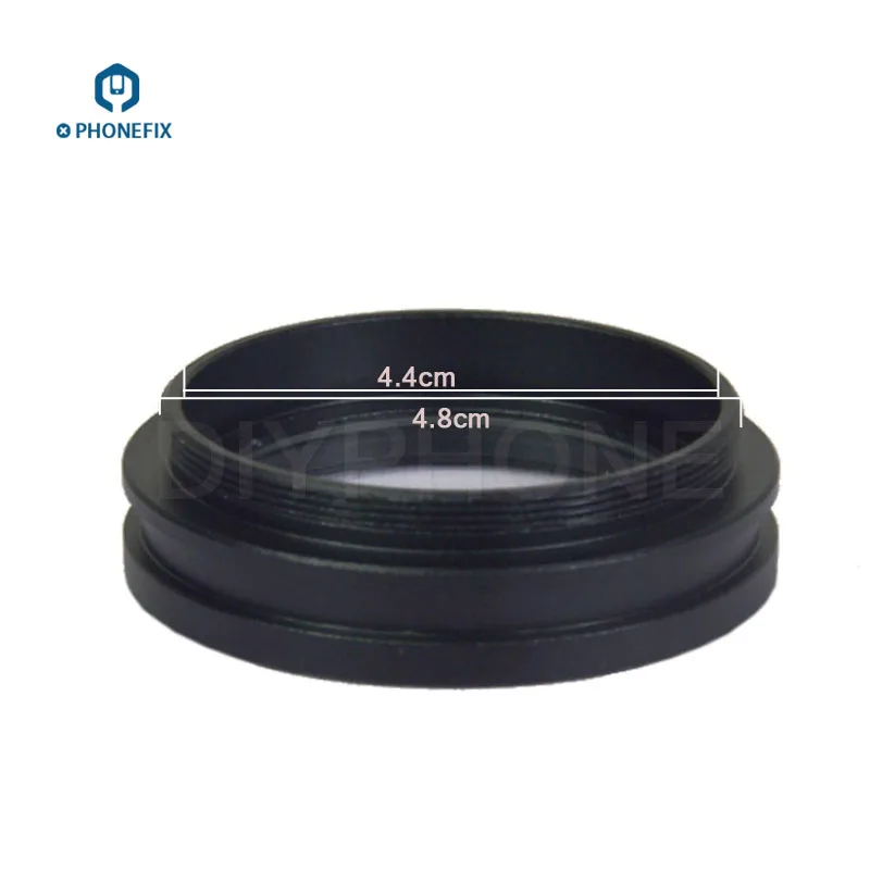 Microscopio antigraffio antipolvere fumo UV protezione antiolio protezione vetro prevenzione lenti in vetro per adattatore per microscopio 1.0X