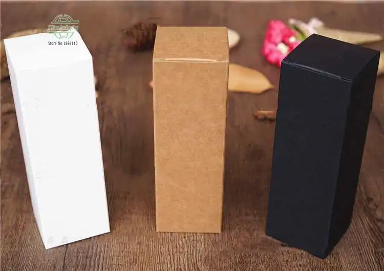 

5.5*5.5*17cm Kraft Paper Box Lipstick Perfume Essential Oil Bottle Storage Boxes Gift Paper Boxes 200pcs/lot Free shipping