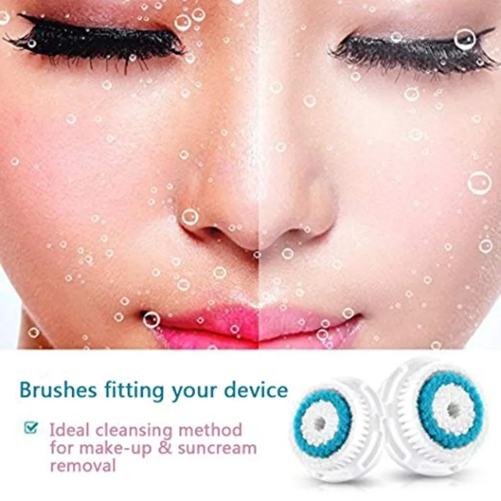 Facial Ultrasonic Cleansing Brush Head Cleaner Sonic Replacement Cleaner Facial Replacement Head