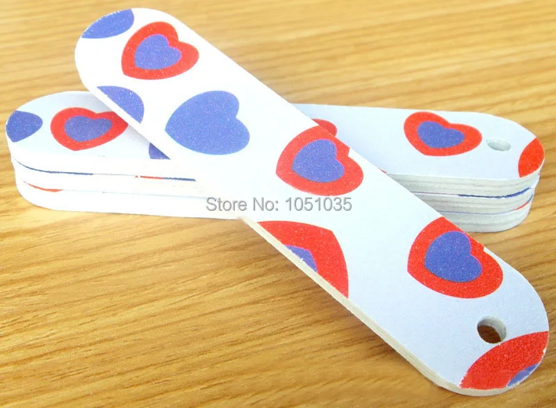 

50pcs/lot Mini EVA nail file for nail art 3.5" nail file length sandpaper emery board mini emery file