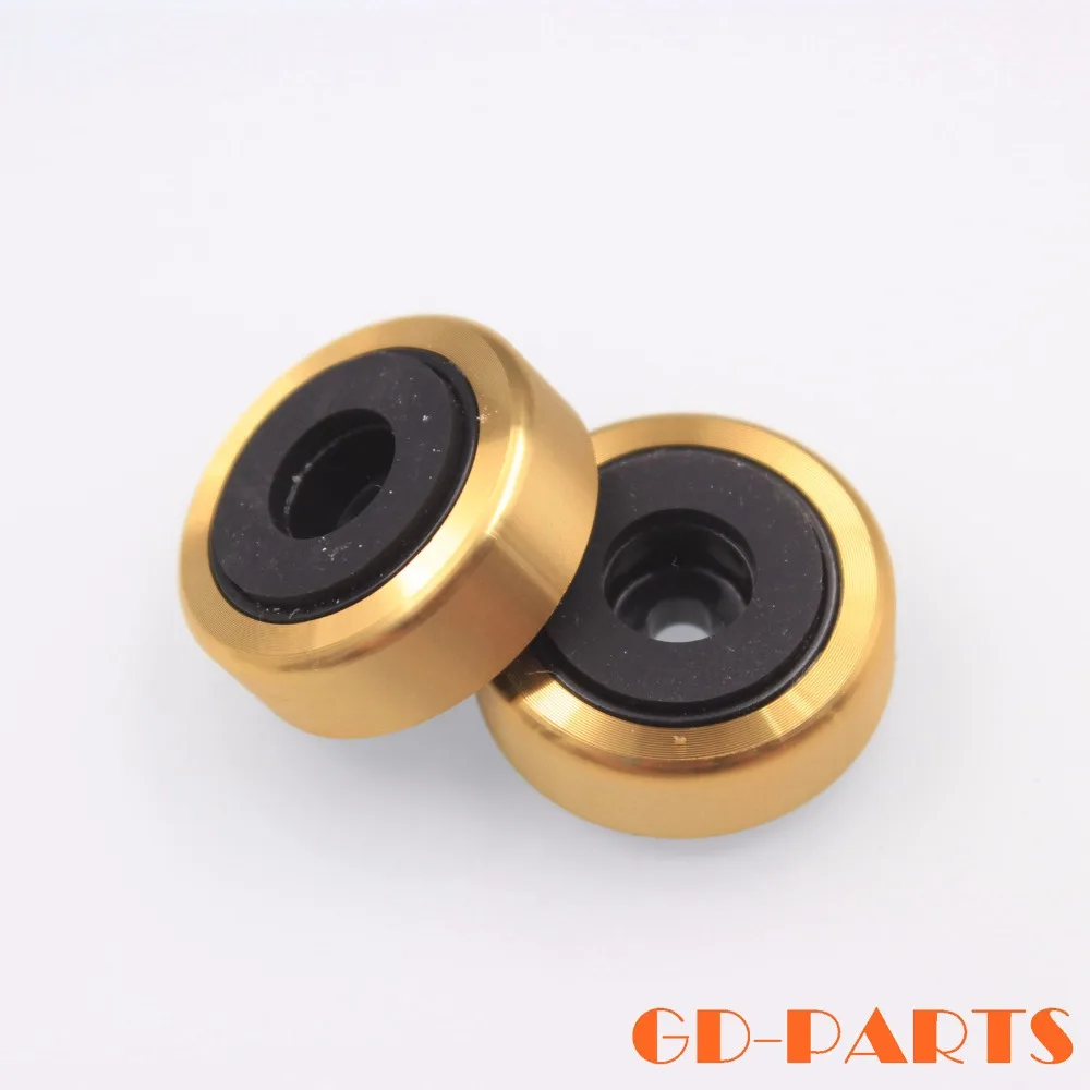 30mm-11mm Aluminum Plastic Isolation Mat Feet Pad Base Damper Spike For Speaker DVD Turntable AMP Chassis Cabinet Silver Gold