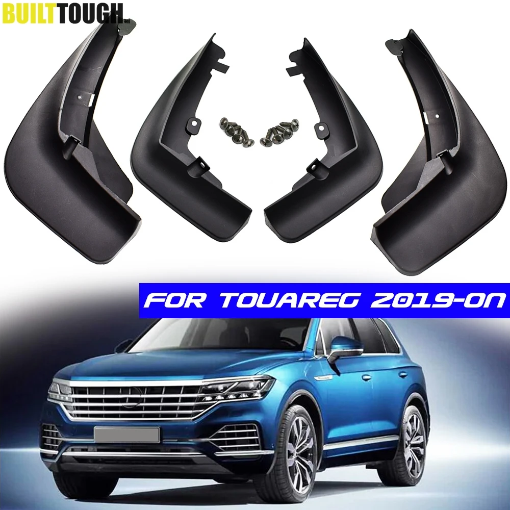 

Передние и задние брызговики для VW Touareg 2019-2022 MK3, комплект брызговиков на крыло, брызговики, грязные щитки, автомобильные аксессуары