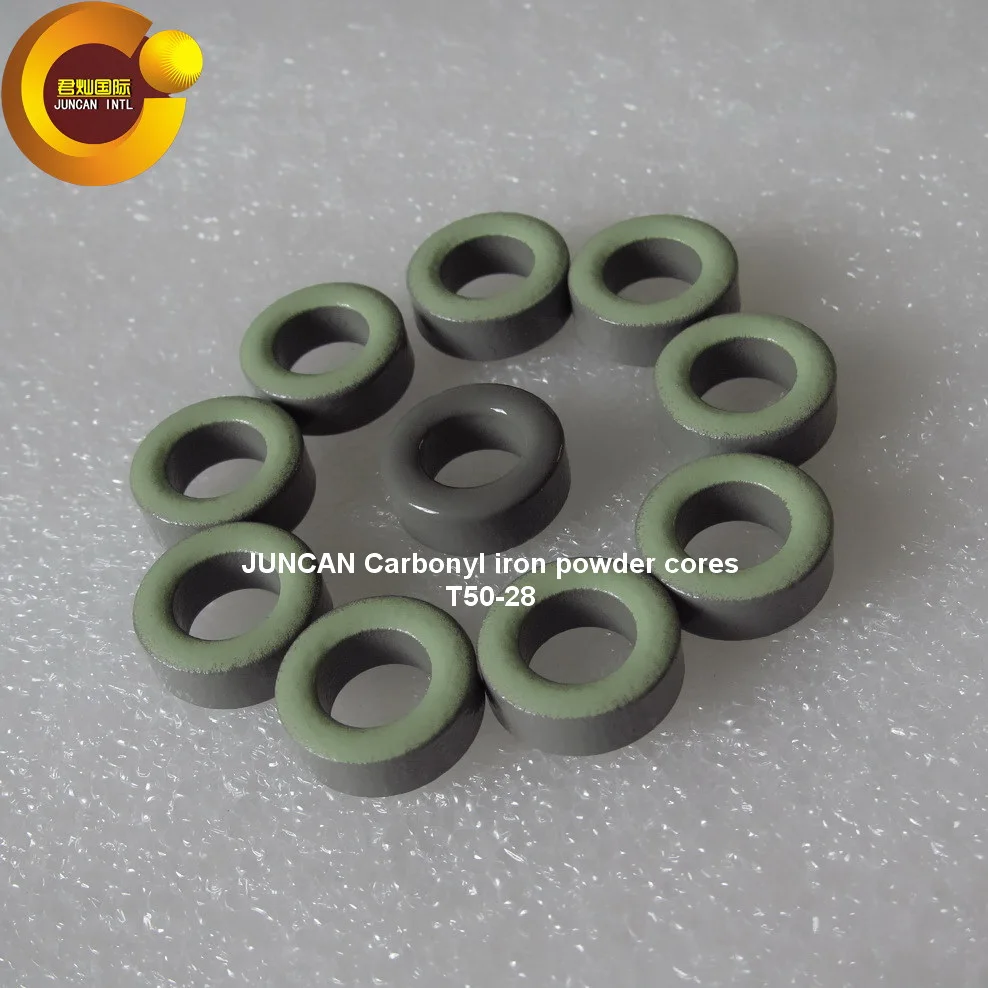 T50-28 High Frequency RF Carbonyl Iron Powder Magnetic Cores