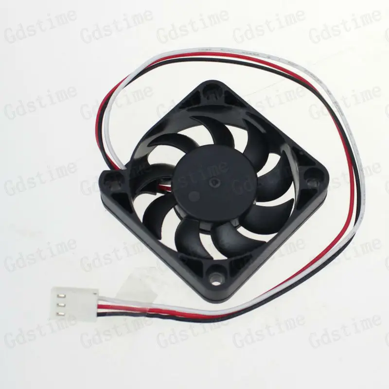 Gdstime 1 Piece DC 12V 3Pin 9 Blades 50mm x 10mm 5cm Brushless Cooling Fan Small Cooler 50x50x10mm 5010s