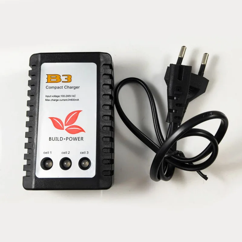 B3AC Compact Charger Pro Lipo Battery Adapter 2S 3S 7.4V 11.1V Professional Balance Charger + EU US Power Supply