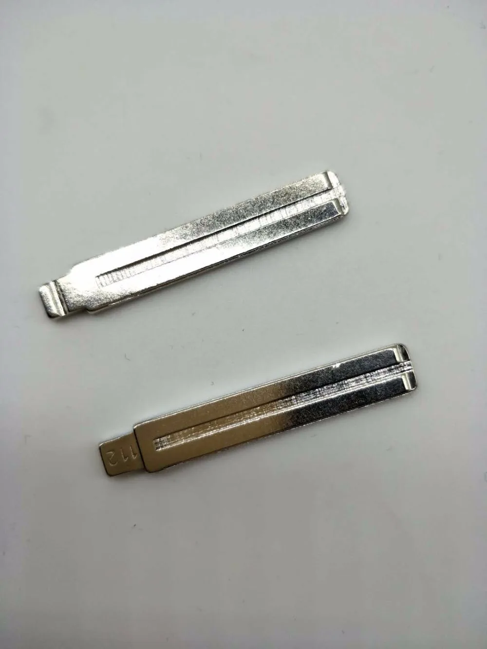 10 Cái/lốc Tốt Nhất Lượng NO.112 Chìa Khóa Lưỡi Dao Cho Xe Hyundai IX45 Lật Xe Trống Chìa Khóa Lưỡi Dao