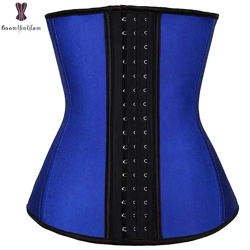 

Underbust Latex Waist Trainer Corset Spiral Steel Boned Korset Plus Size 6XL Waist Cincher Bustier Front Hooks Eyes Waistrrainer