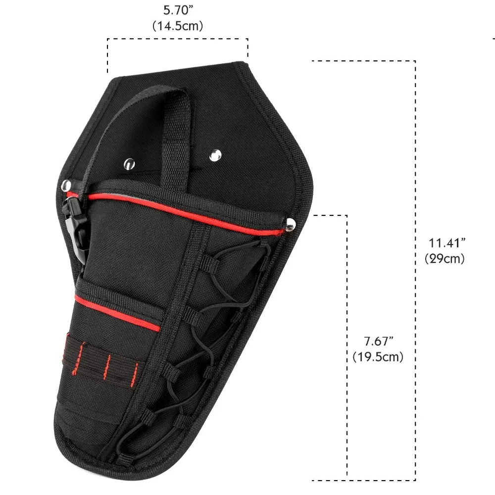 ESPLB-Bolsa de herramientas multifuncional para taladro, resistente al agua, cinturón de cintura eléctrico, bolsa de herramientas para llave