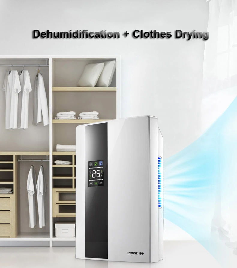 Máquina desumidificador doméstico, Mudo para Wet Air Dryer, Home Bedroom