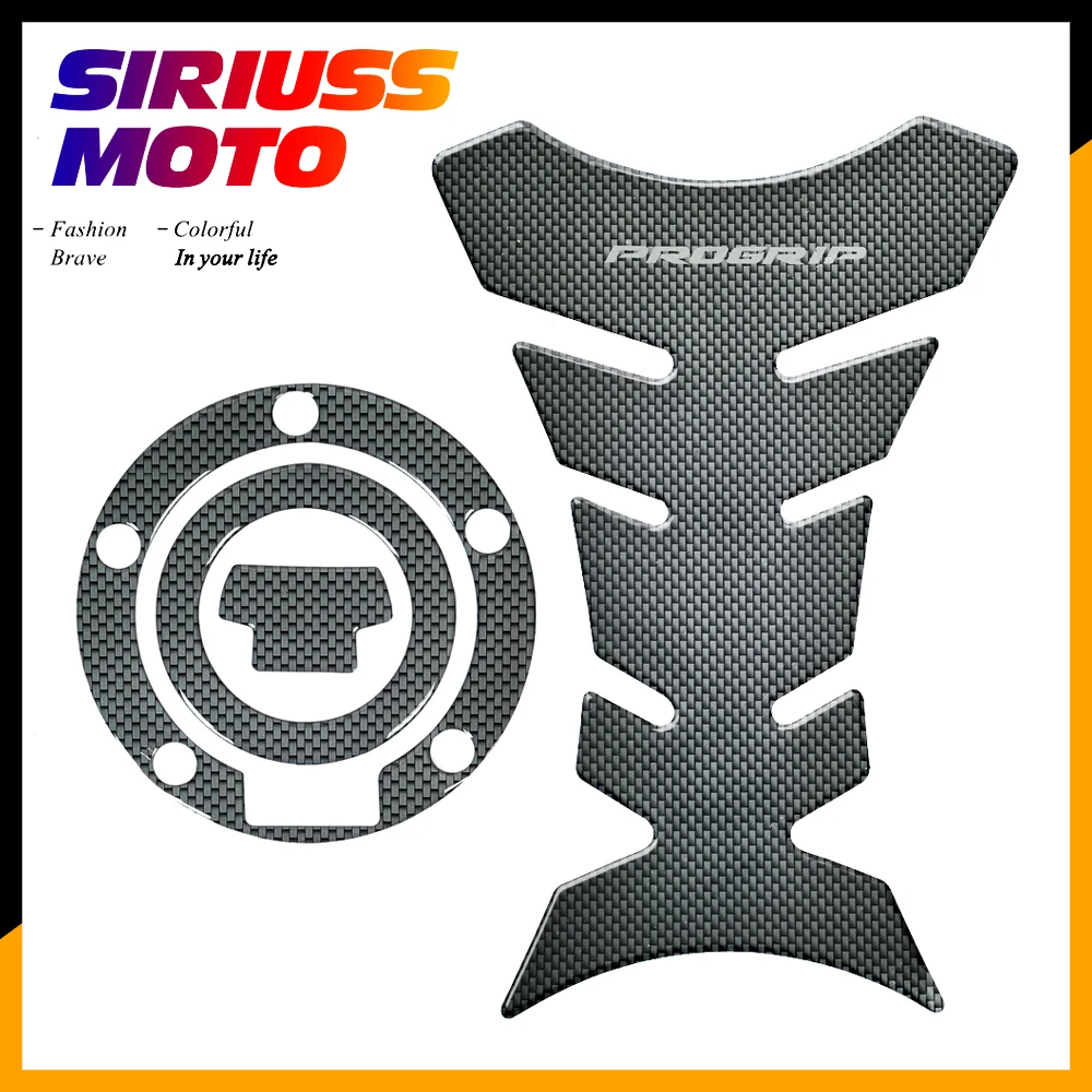 

3D Carbon Look Motorcycle Tank Protector and Gas Cap Decal Case for Yamaha YZF-R6 R6 R6S 2001-2016