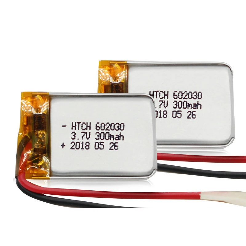 300 mAh 602030 3.7 V Pin lithium polymer, bluetooth MP3 MP4 Đồng Hồ Thông Minh không dây Thẻ âm Sạc Li-ion Tế Bào