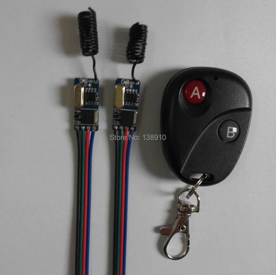 

DC3.5V-12V Micro Wireless Remote Control Switch Contactless Control System no noise Learning Momentary 315/433MHZ