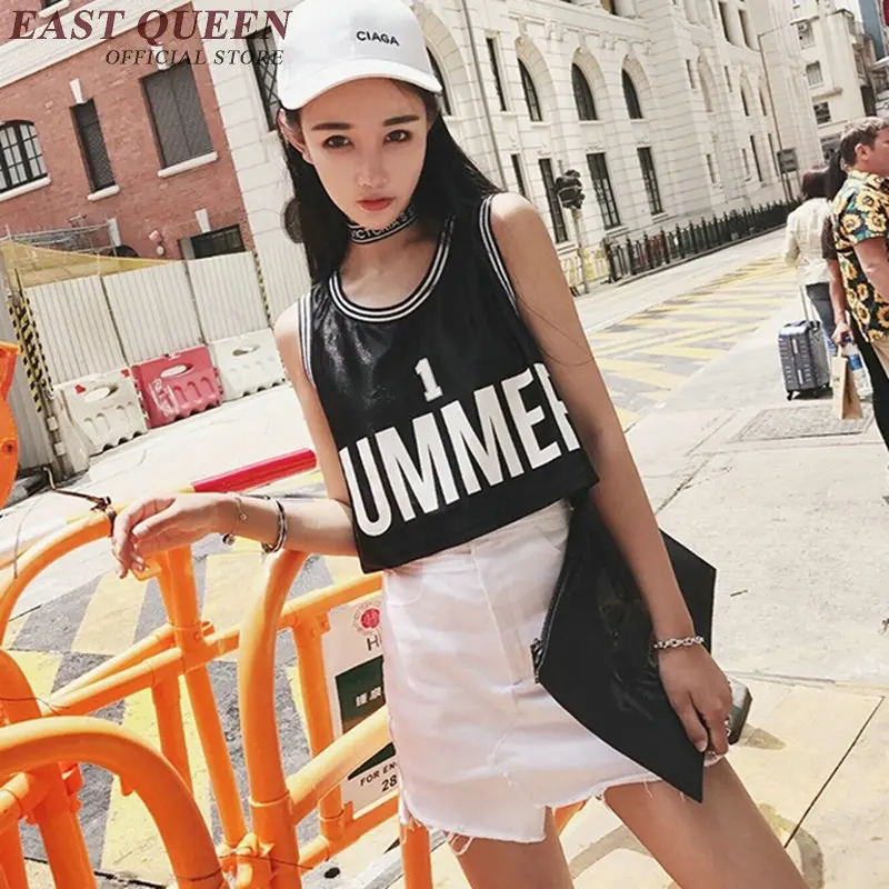 

Sleeveless Black Short Shirts Ladies Summer Casual Cute Tops Crops For Summer 2018 New Summer Tops NN0207 YE