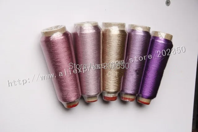 Embroidery Metallic Sewing Threads,Different Colours Available,Also For DIY Hand Cross Stitch ,50Pcs/Lot,Great Quality