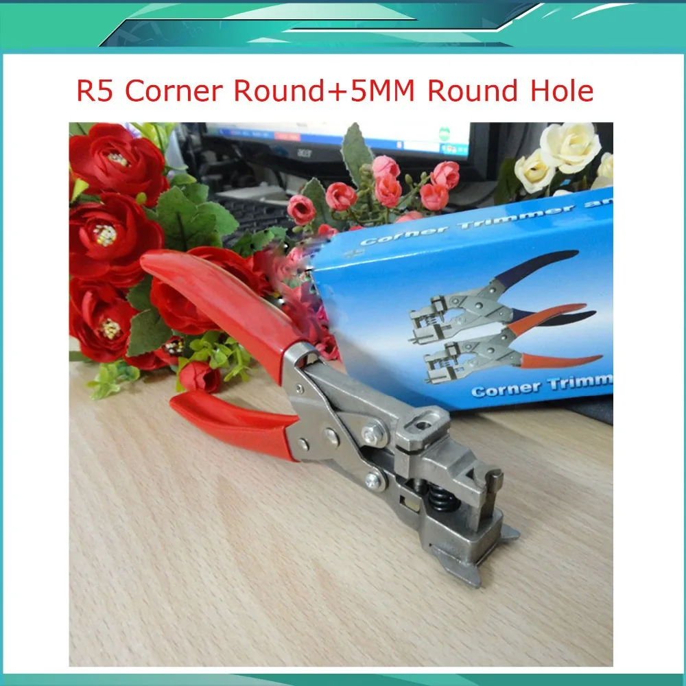 1PCS for Two Function (R5+5MM) R5 Corner Round and 5mm Round Hole