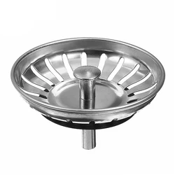 Stainless Steel  Kitchen Sink Strainer Stopper Waste Plug Sink Filter Deodorization Type Basin Sink Drain kitchen Accessories