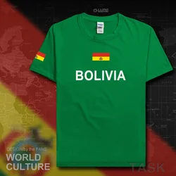 Bolivia Bolivian men t shirts fashion 2017 jerseys nation team cotton t-shirt clothing tees country sporting BOL Buliwya Wuliwya