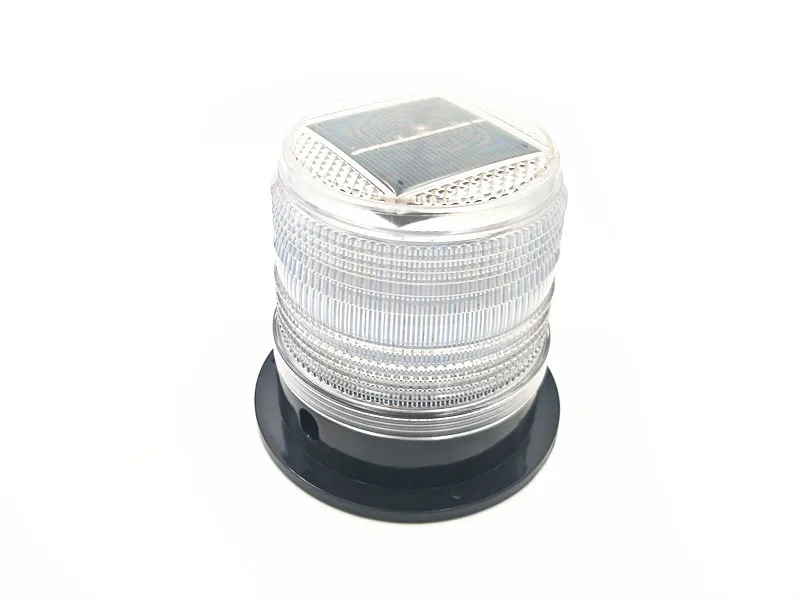 Solar Flashing Warning Light Strobe Emergency Headlight LED Strobe Warning Lights Safety Car Accessories Auto Lamp