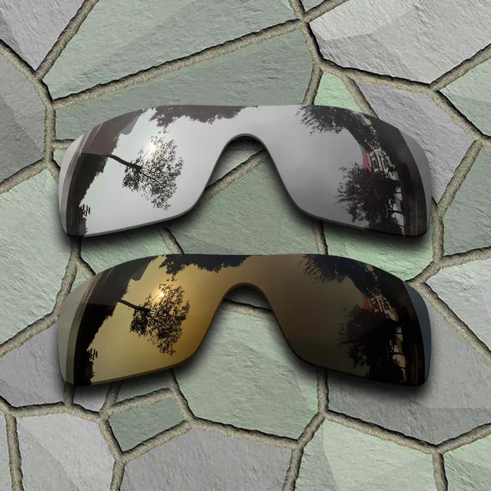 Chrome&Bronze Copper Anti-scratch Polarized Replacement Lenses for Oakley Batwolf