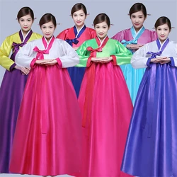 Hanbok-Robe de mode coréenne pour femmes, vêtements asiatiques vintage, tenue de festival de court, représentation sur scène, nationalité traditionnelle