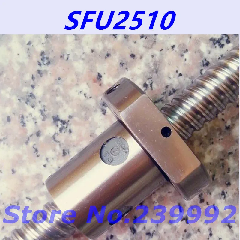 

1pcs RM2510 SFU2510 ballscrew nut 25mm ball screw single nut match use 2510 nut housing bracket CNC DIY Carving machine parts