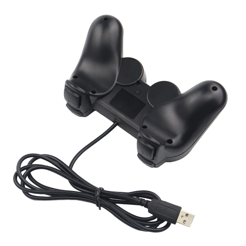 جديد ملون السلكية USB 2.0 غمبد جويستيك Joypad أذرع التحكم في ألعاب الفيديو لسوني بلاي ستيشن 3 PS3 الكمبيوتر المحمول التوت بي 3