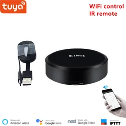 Tuya Smart IR WiFi module Air conditioner TV remote control home automation compatible with Alex and google home voice control