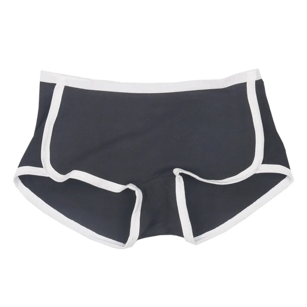 Boxer en coton doux taille moyenne pour femmes, sous-vêtements mignons, culottes de sport populaires, culottes pour garçons, shorty sexy