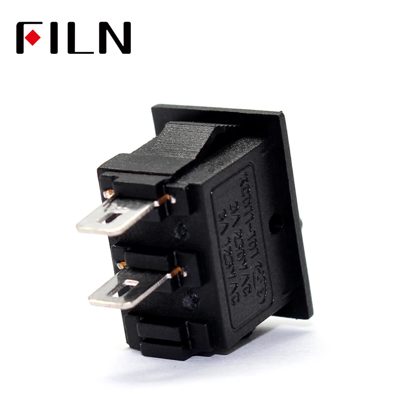 15X10 Mm Mini Saklar Rocker 3A 250 V 2 Pin On-Off Mini Power Rocker Switch