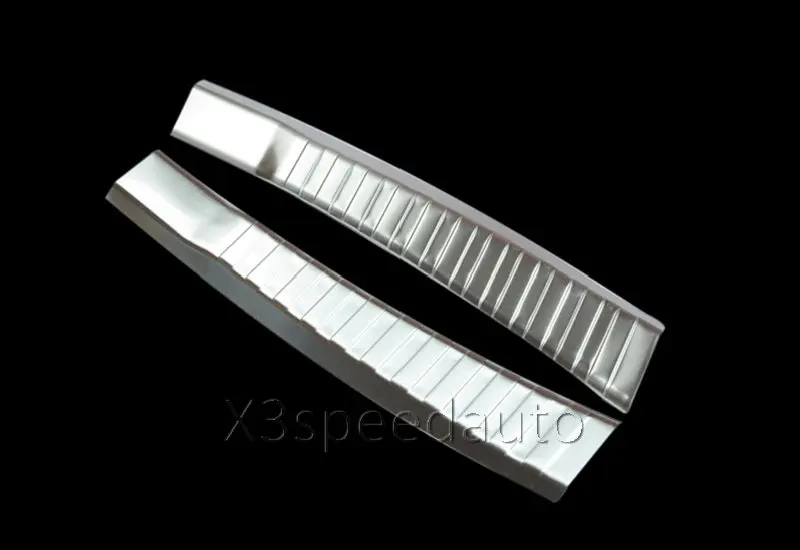 For HONDA CRV CR-V 2012-16 Inner Rear Bumper Protector Guard Sill Plate 2pcs Chrome Car-styling