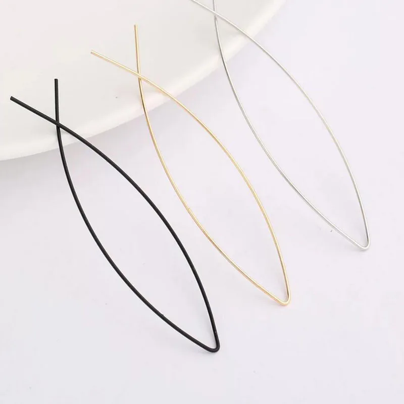 SMJEL New Arrival Trendy Thin Line Fish Earrings for Women Minimalist Earrings Drop Female Cheap Earing Pendientes Party Gift